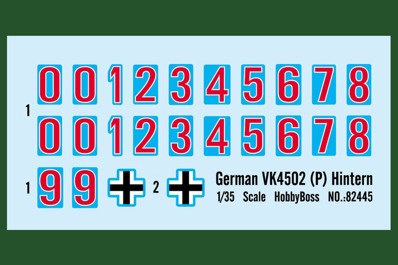 Hobby Boss 82445 1/35 German VK4502 (P) Hintern (Rearward turret version)