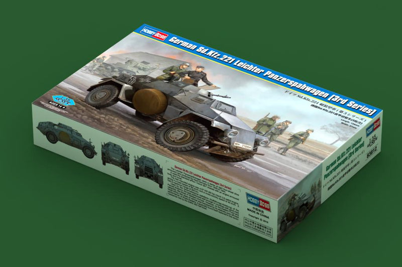 Hobby Boss 83812 1/35 German Sd.Kfz. 221 leichter Panzerspähwagen (3rd series)