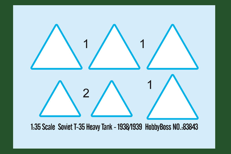 Hobby Boss 83843 1/35 Soviet T-35 Heavy Tank 1938/1939