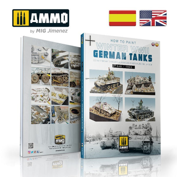 AMMO by Mig 6039 How to Paint Winter WWII German Tanks (English, Castellano)