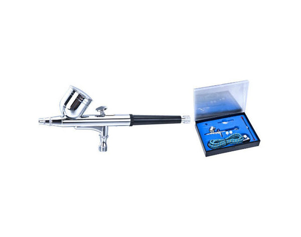 Value Air HS-30K  Double Action Gravity Airbrush 7ml. Cup - Includes 3 nozzles and needles .2mm .3mm .5mm