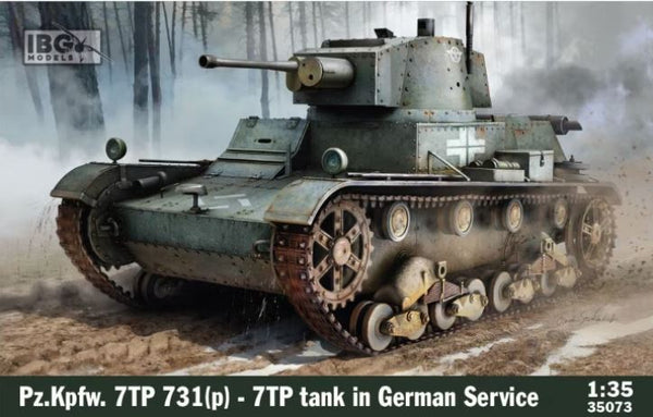 IBG 35073 1/35 Pz.Kpfw. 7TP 731(p) - 7TP Tank in German Service