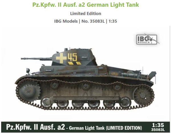 IBG 35083L 1/35 Pz.Kpfw. II Ausf. a2 German Light Tank -LIMITED EDITION