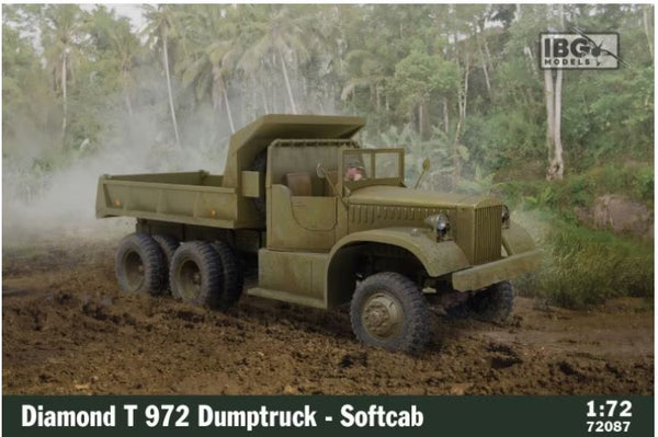 IBG 72087 1/72 Diamond T 972 Dump Truck Softcab