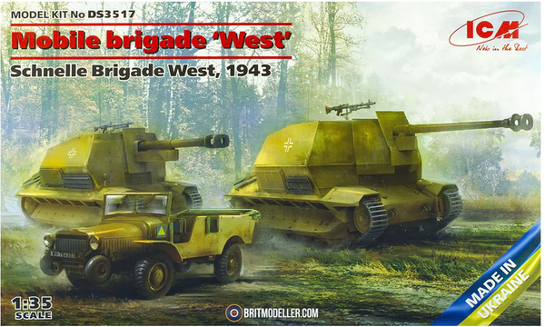 ICM DS3517 1/35 Mobile brigade 'West' (Schnelle Brigade West), 1943