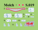 ICM S019 1/700 U-Boat Type 'Molch', WWII German Midget Submarine (100% new molds)