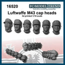 FC Model Trend 16520 1/16 Luftwaffe Heads with M43 Cap