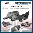 FC Model Trend 16529 1/16 SdKfz 251/9 Stummel (Das Werk Conversion Kit)