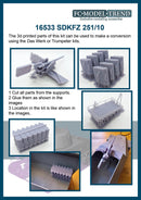 FC Model Trend 16533 1/16 Sdkfz 251/10 (Das Werk Conversion Kit)