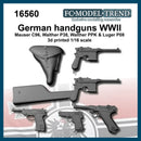 FC Model Trend 16560 1/16 German Handguns WWII