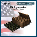 FC Model Trend 16584 1/16 US Mk.2 grenades