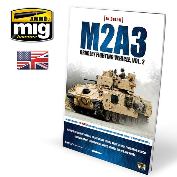 AMMO by Mig 5952 IN DETAIL - M2A3 Bradley Fighting Vehicle in Europe Vol. 2 (English)