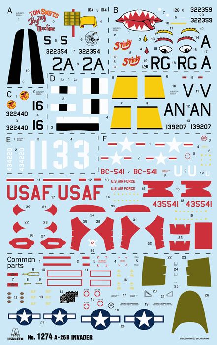Italeri 1274 1/72 A-26A/B Invader