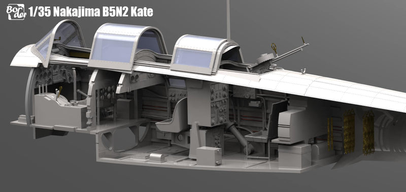 Border Models BSF 001 1/35 Akagi Bridge w/Deck & Nakajima B5N2 Kate COMBO