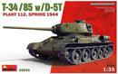 MiniArt 35293 1/35 T-34/85 w/D-5T Plant 112 Spring 1944