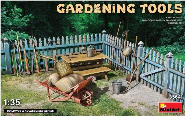Miniart 35641 1/35 Gardening Tools