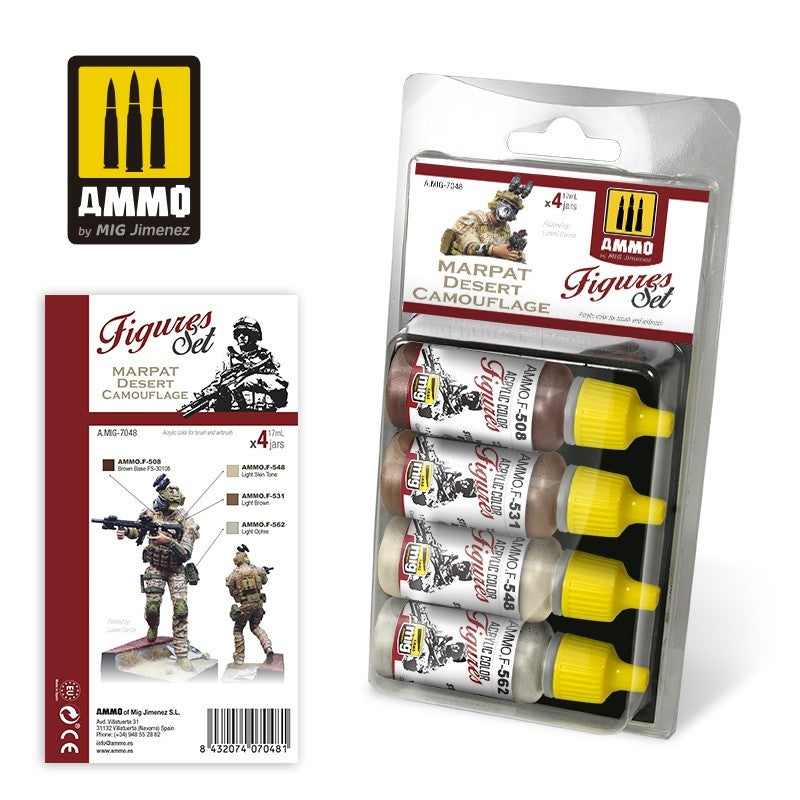 AMMO by Mig 7048 Marpat Desert Camouflage Figures Set