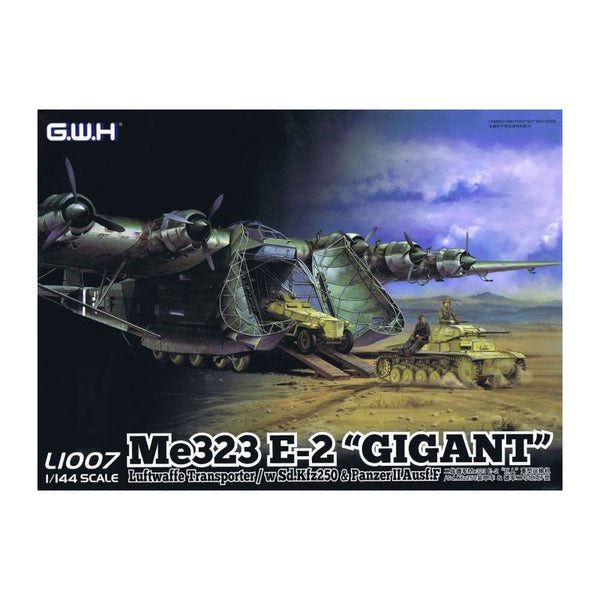 Lion Roar -L1007 Messerschmitt Me-323 E-2 Gigant Luftwaffe Transporter With Sd.kfz.250 Panzer Ii Ausf. F Lion Roar -L1007 Messerschmitt Me-323 E-2 Gigant Luftwaffe Transporter With Sd.kfz.250 Panzer Ii Ausf. F