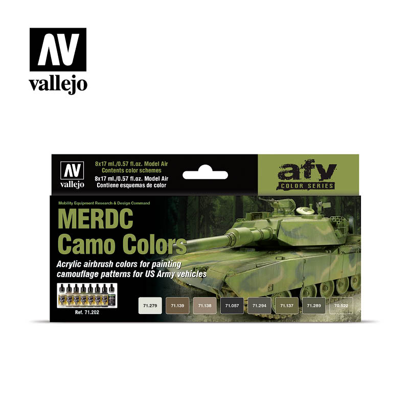 Vallejo 71.202 MERDC Camo Colors