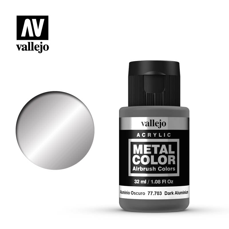 Vallejo 77.703 Metal Color: Dark Aluminum