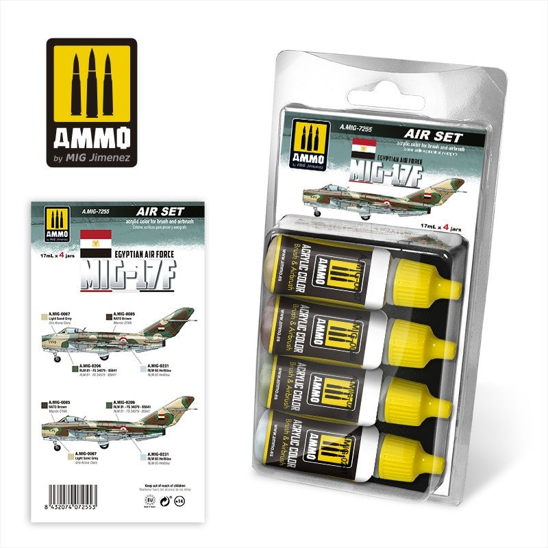AMMO by Mig 7255 MIG-17F Egyptian Air Force Set