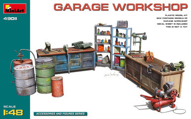 Miniart 49011 1/48 Garage Workshop