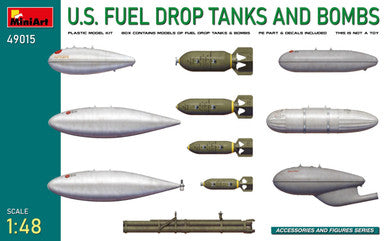 Miniart 49015 1/48 U.S. Fuel Drop Tanks and Bombs