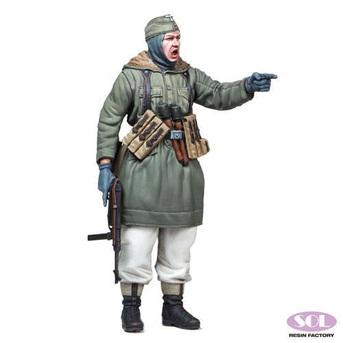 Sol Resin Factory MM604 1/16 WWII German  Winter Infantry with MP40