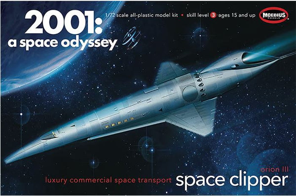 Moebius 2001-11 1/72 2001: a space odyssey Space Clipper Orion III
