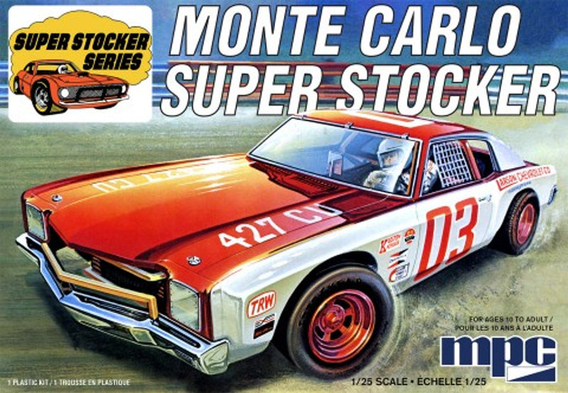 MPC 962M 1/25 1971 Chevy Monte Carlo Super Stocker Race Car