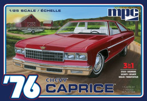 MPC 963M 1/25 '76 Chevy Caprice w/ Trailer