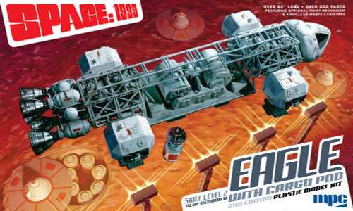 MPC 990 1/48 Space 1999: Eagle Transporter (22" Long) w/Cargo Pod (2nd Edition)