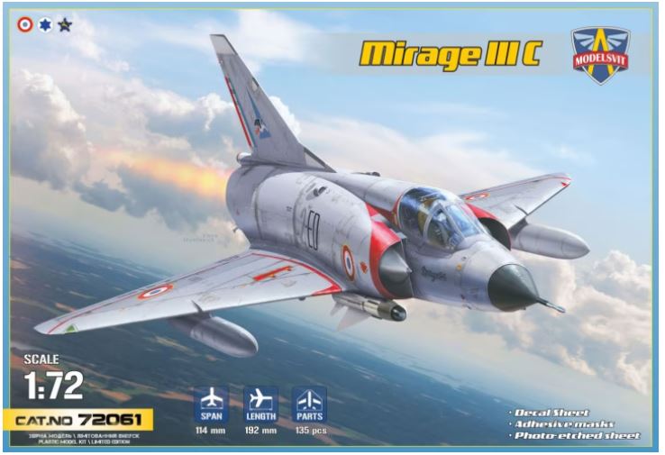 ModelSvit 72061 1/72 Mirage III C