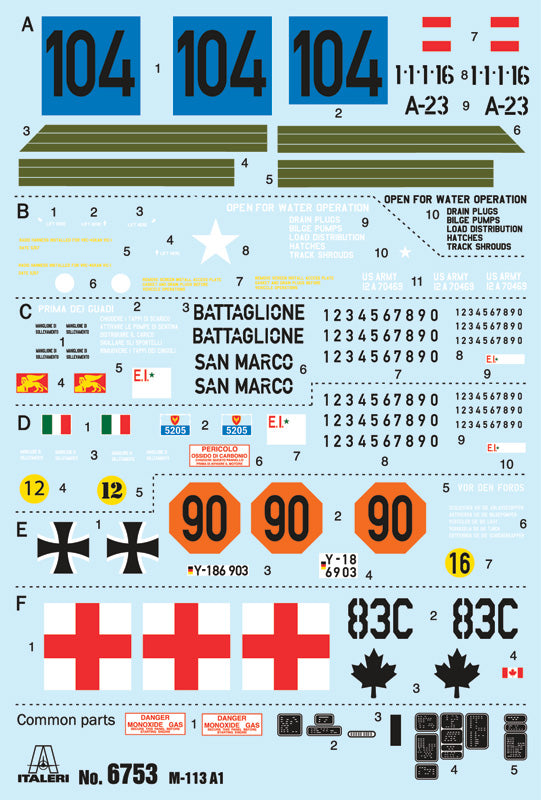 Italeri 6753 1/35  M113A1 Armoured Personnel Carrier