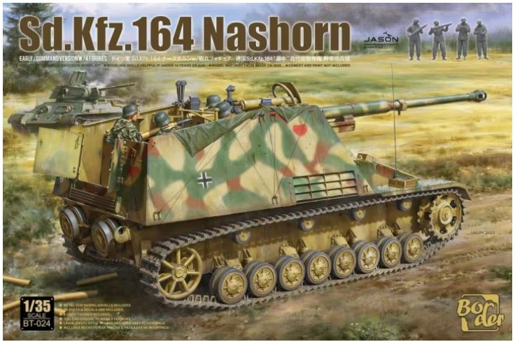 Border Models BT-024 1/35 Nashorn  Sd.Kfz. 164