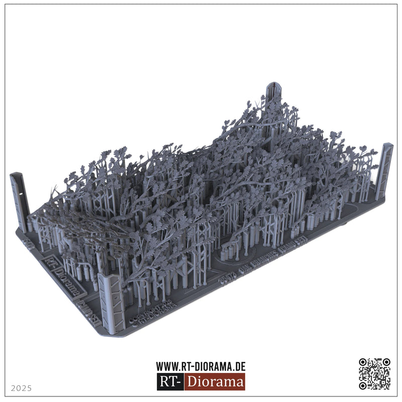 RT DIORAMA 35473 1/35 Oak Tree Branches [Camo Foliage]