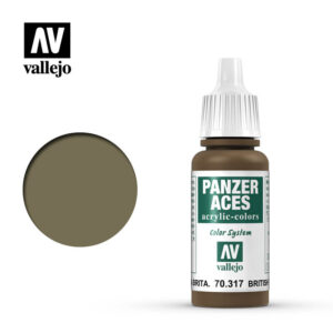 Vallejo 70.317 British Tank Crew - Panzer Aces 17ml