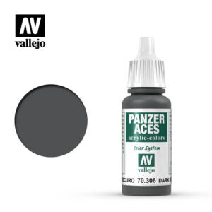 Vallejo 70.306 Dark Rubber - Panzer Aces 17ml