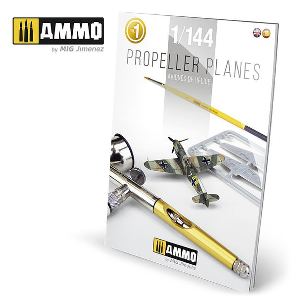 AMMO by Mig 6144 Propeller Planes 1/144 Vol. 1 (English, Castellano)