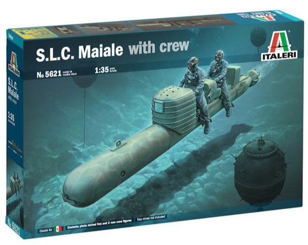 Italeri 5621 - S.L.C. MAIALE with crew