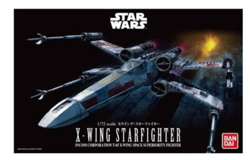 BANDAI 1200 1/72 STAR WARS  X-Wing Starfighter  Luke Skywalker