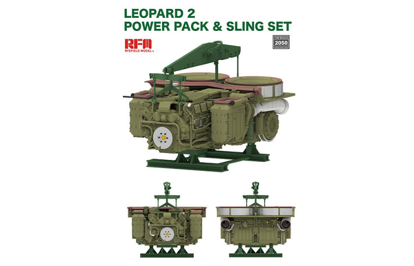 Rye Field Model 2050 1/35 Leopard 2 Power pack & Sling set MTU MB-873 Ka-501 Diesel Engine