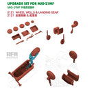 Rye Field Model 2121 1/48 Rye Field Model MiG-21MF Fishbed Landing Gear & Wheel Well Set (RFM kit)