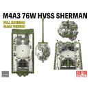 Rye Field Model 5162 1/35 M4A3 76W HVSS Sherman late full interior CLEAR VERSION