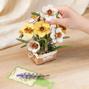 Robotime TF002 Rowood Narcissus DIY Flower Bouquet Wooden 3D Puzzle