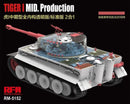 Rye Field Model 5152 1/35 TIGER I MID. PRODUCTION 2IN1 W/CLEAR PARTS & FULL INTERIOR & WORKABLE TRACKS