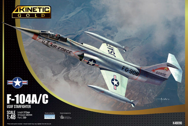 Kinetic 48096 1/48 USAF F-104A/C Starfighter