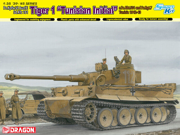 Dragon 6608 1/35 PzKpfw.VI Ausf.E Sd.Kfz 181 Tiger 1 "Tunisian Initial"