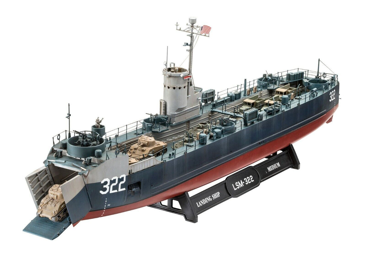 Revell 5169 1/144 US Navy Landing Ship Medium (Bofors 40mm)