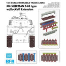Rye Field Model 3029 1/35 M4 SHERMAN T-48 type workable tracks with duckbill